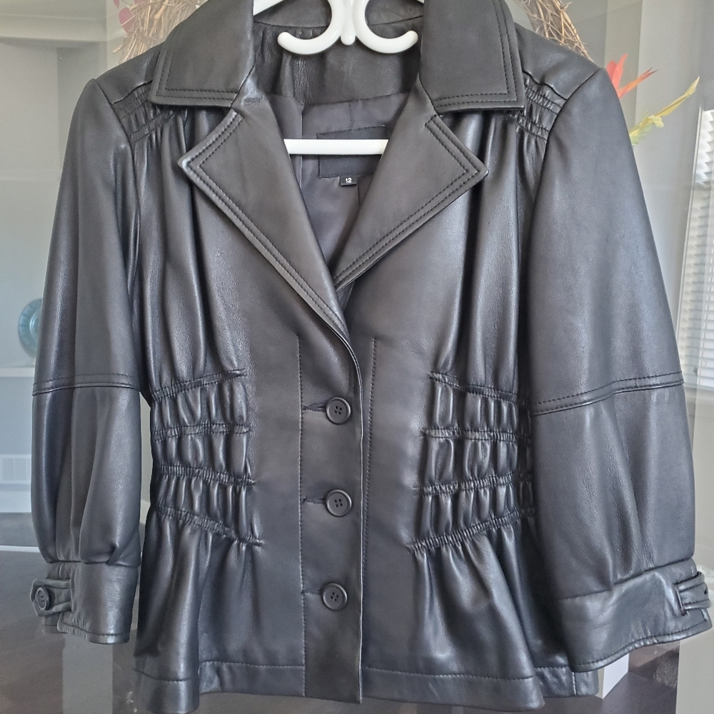 Identify leather jacket